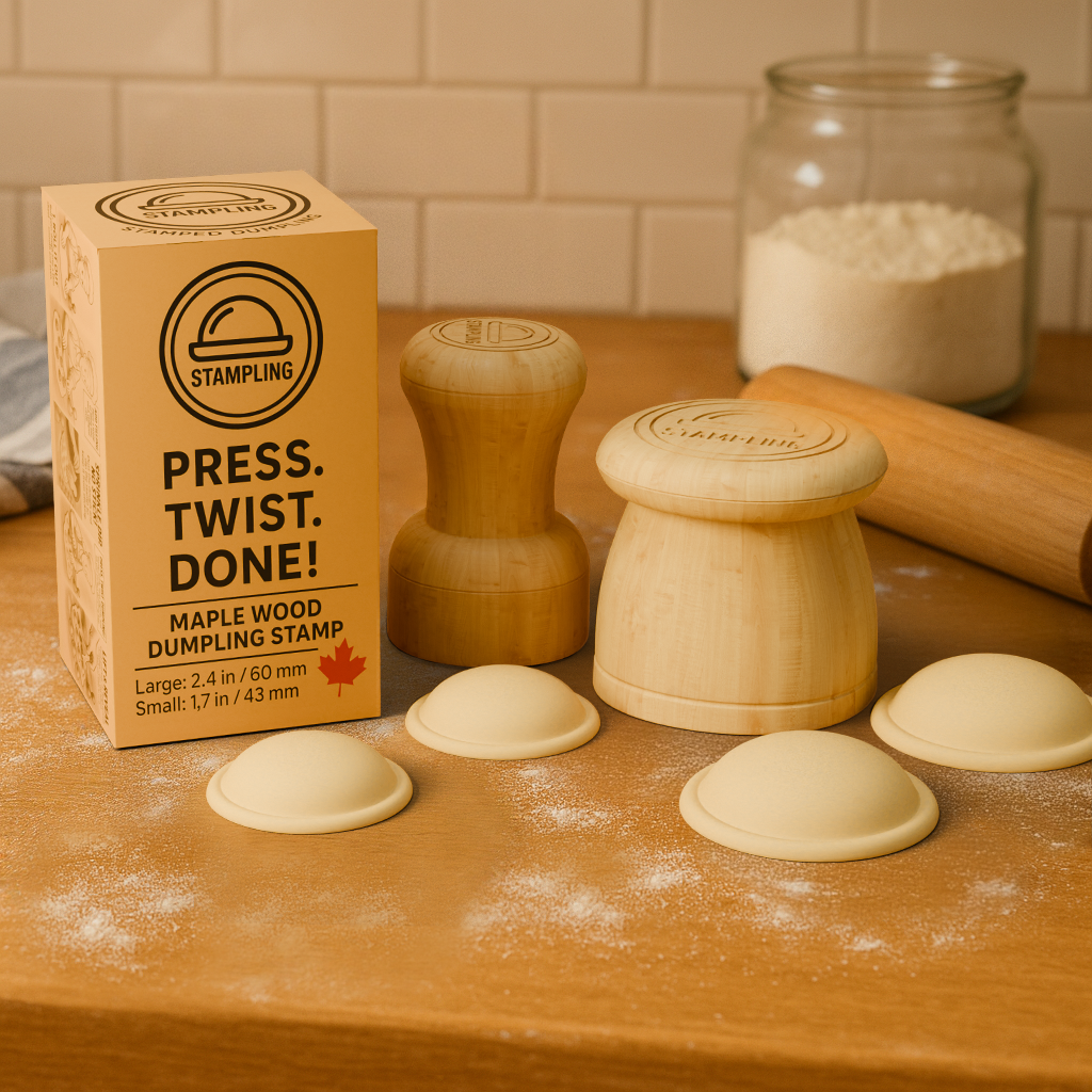 STAMPLING™ —  Maple Wood Dumpling Stamp Set