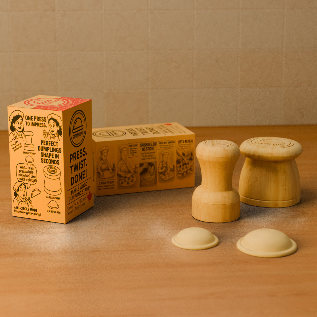 STAMPLING™ —  Maple Wood Dumpling Stamp Set